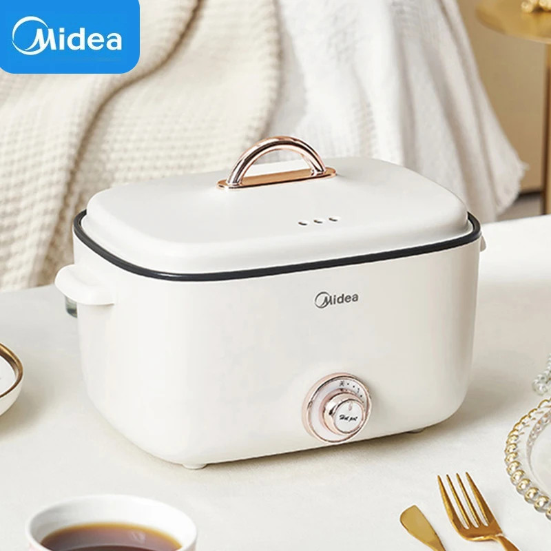 Cocina eléctrica MIDEA: olla versátil para comidas rápidas y fáciles